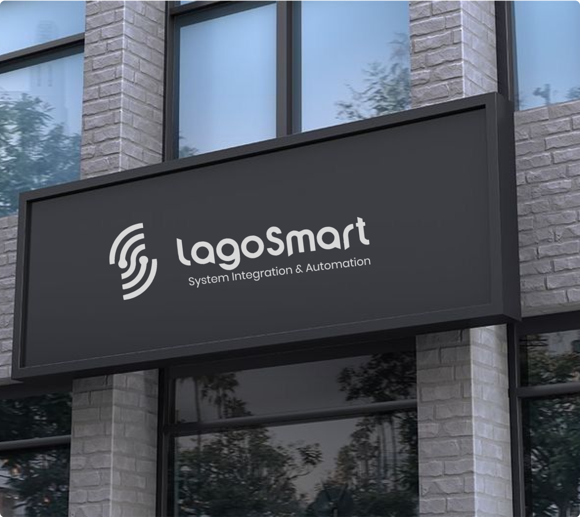 lagoSmart Building Sign